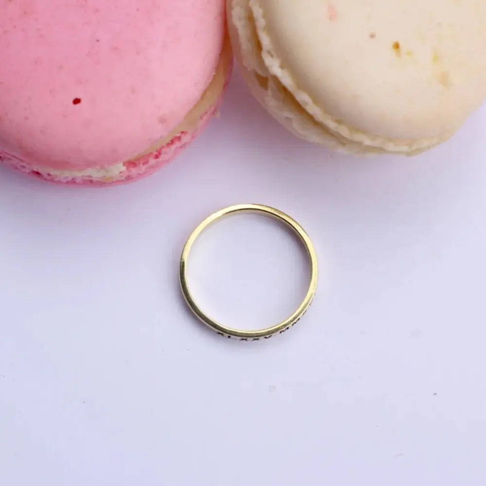 Bague chiffre romain
