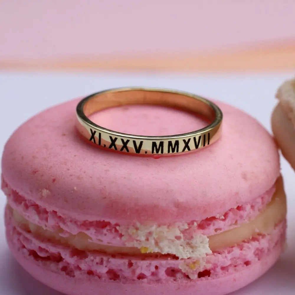Bague chiffre romain