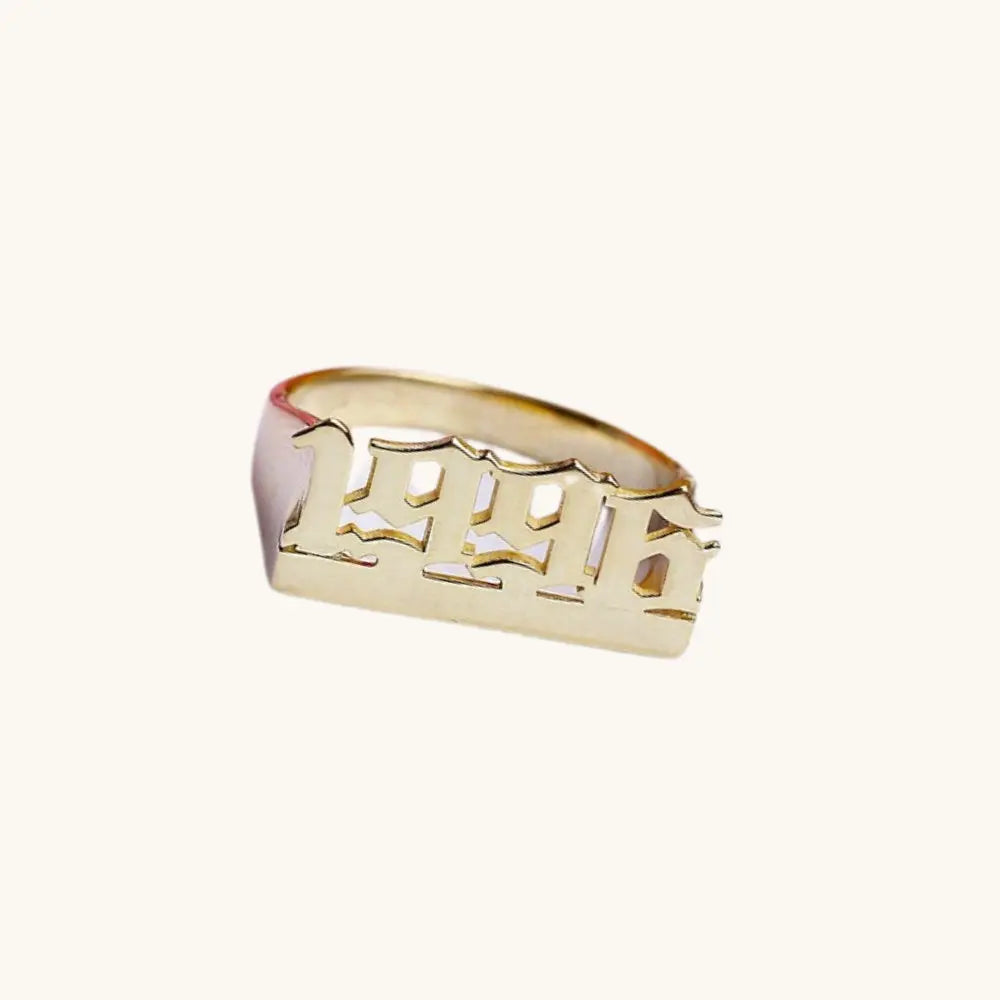 Bague date personnalisée