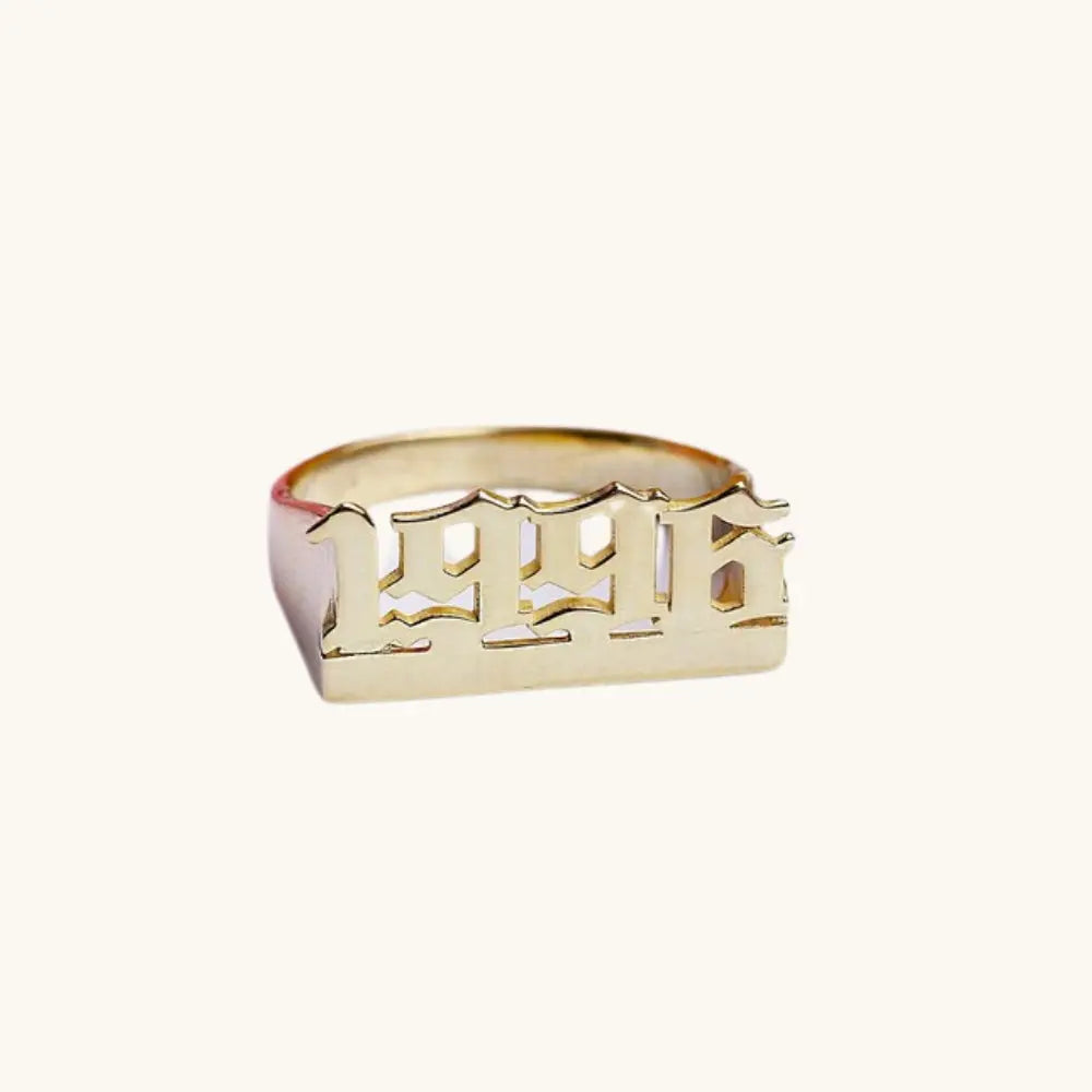 Bague date personnalisée