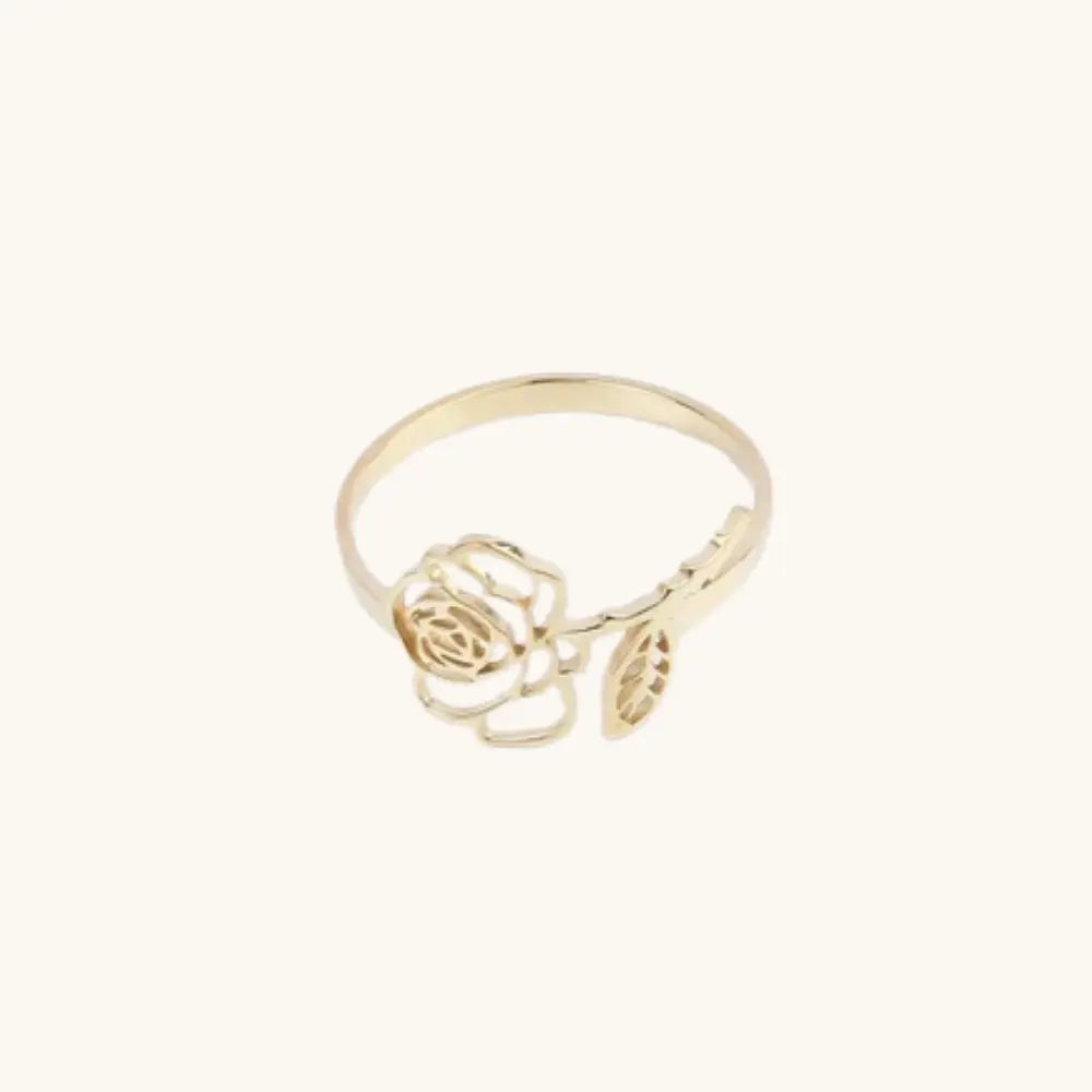 Bague fleur personnalisée