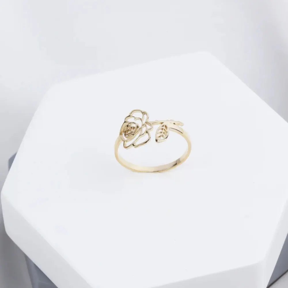 Bague fleur personnalisée