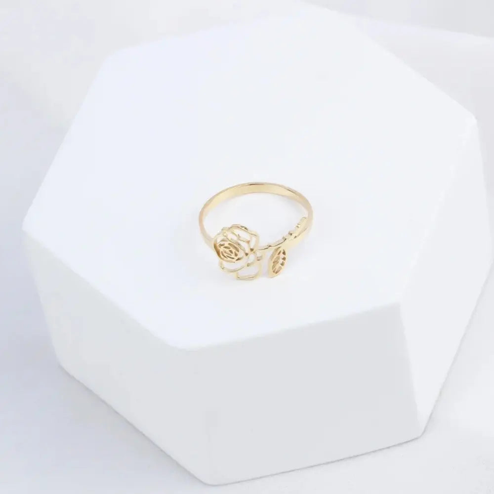 Bague fleur personnalisée