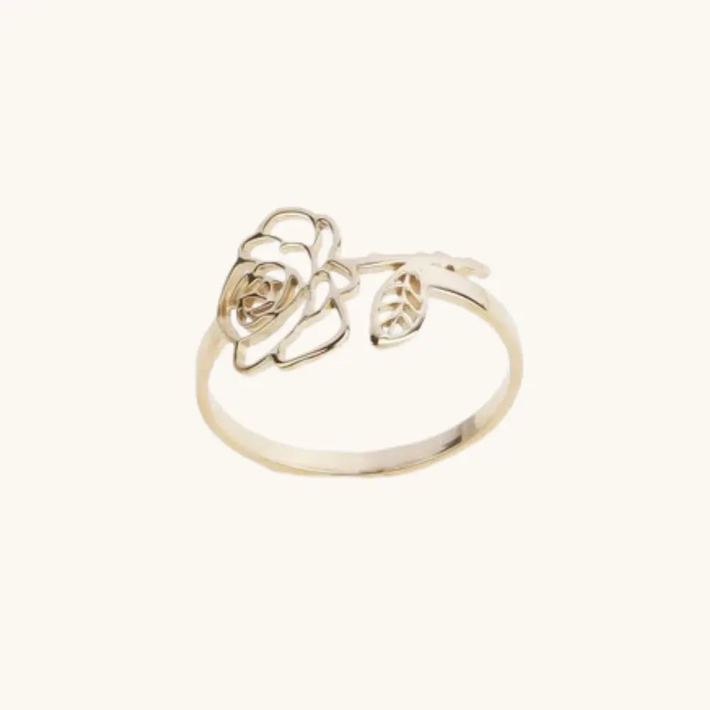 Bague fleur personnalisée