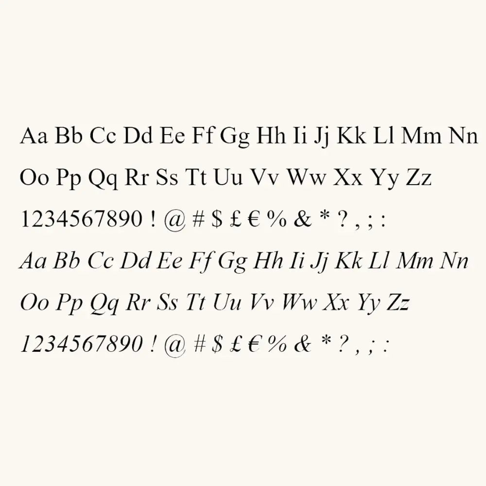 Bague initiale en argent