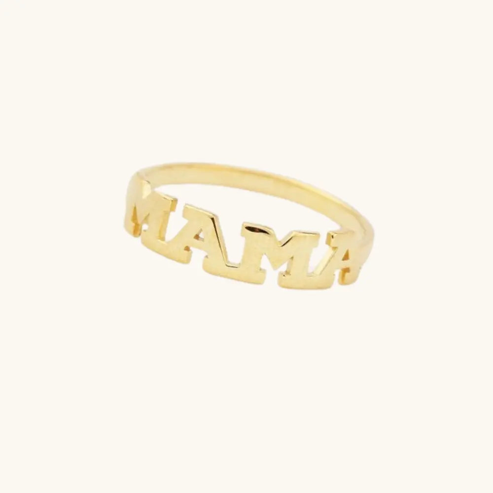 Bague maman en argent