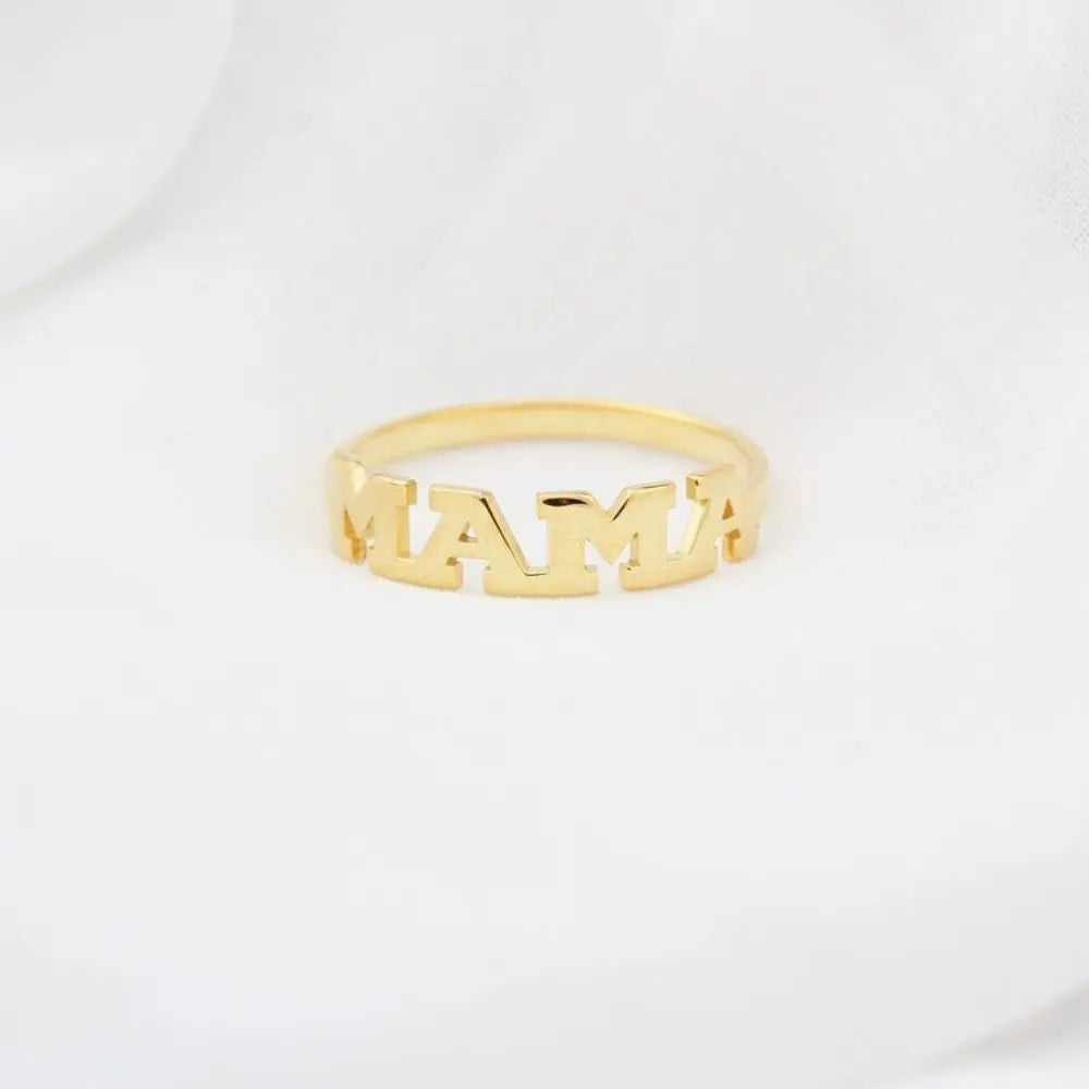 Bague maman en argent