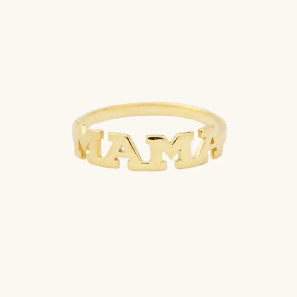 Bague maman en argent