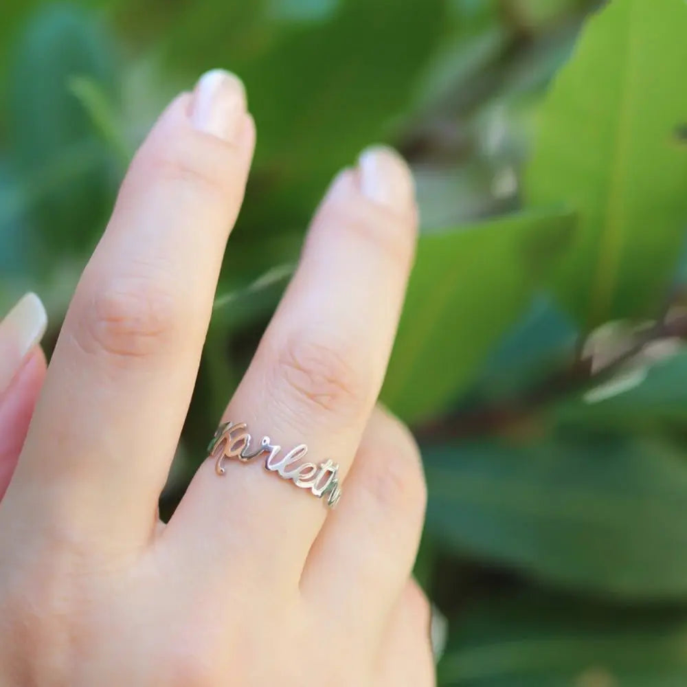 Bague personnalisée prénom