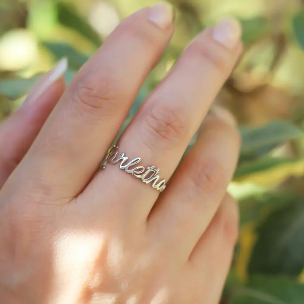 Bague personnalisée prénom