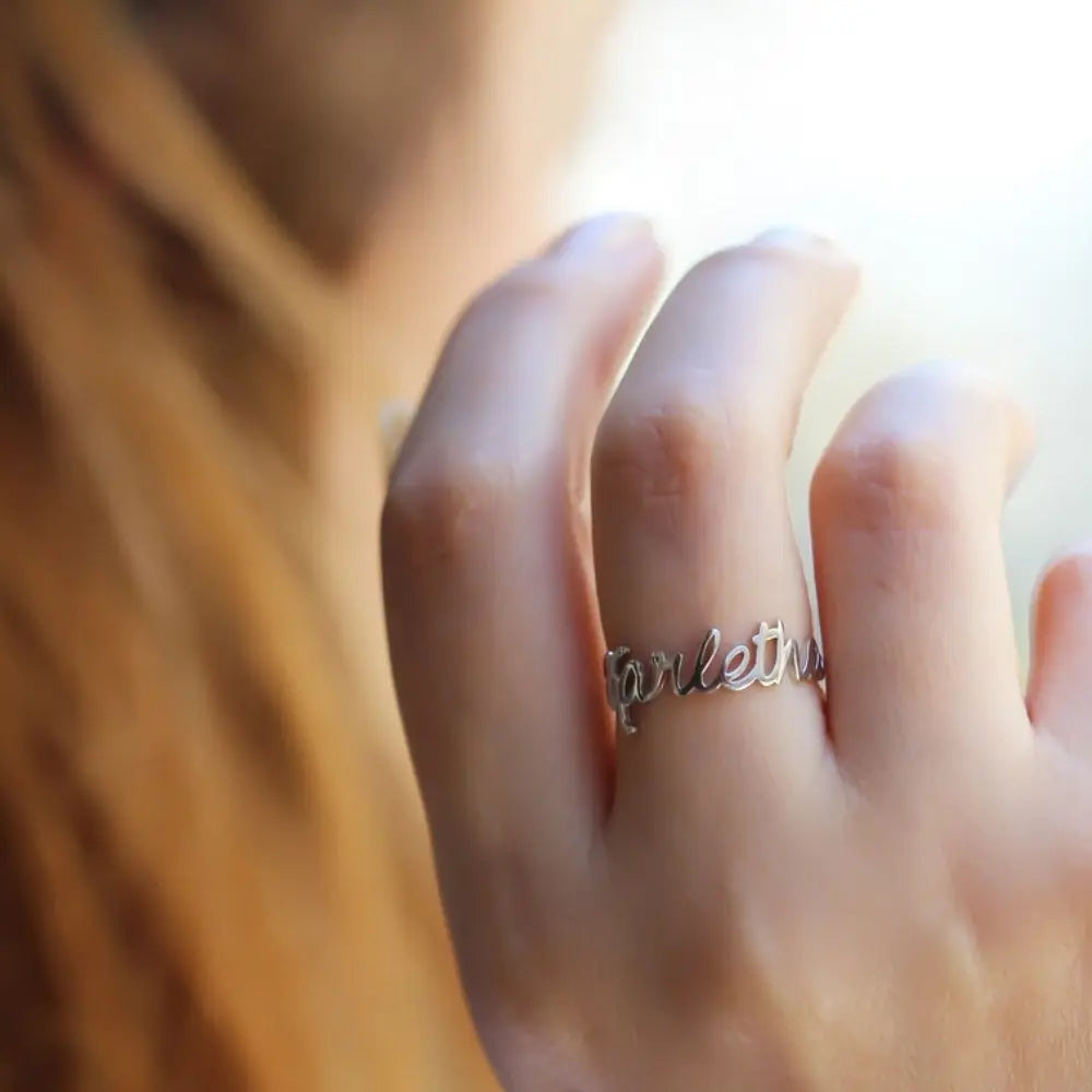 Bague personnalisée prénom