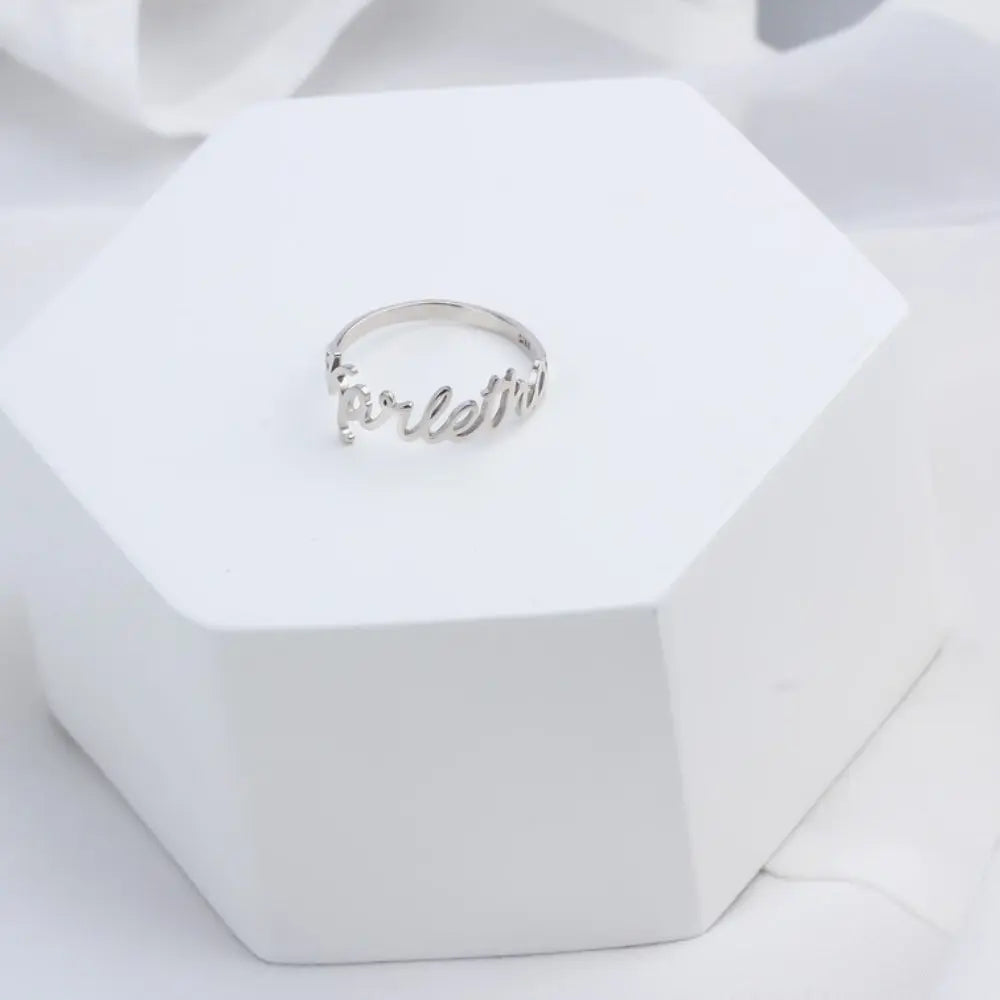 Bague personnalisée prénom