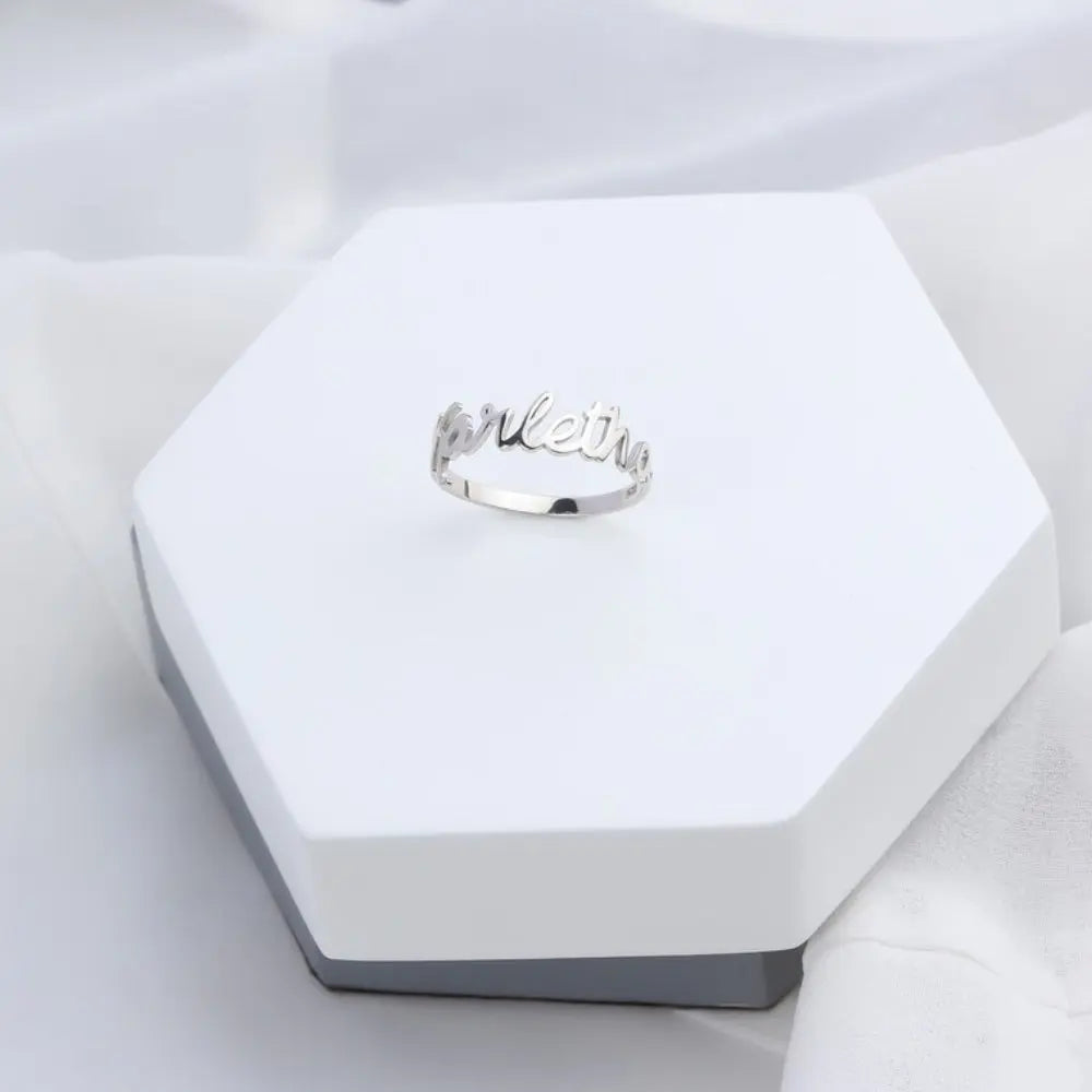 Bague personnalisée prénom