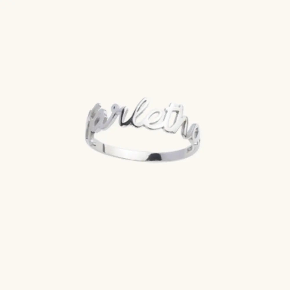 Bague personnalisée prénom