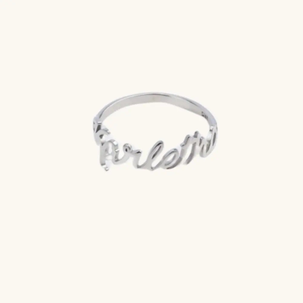 Bague personnalisée prénom