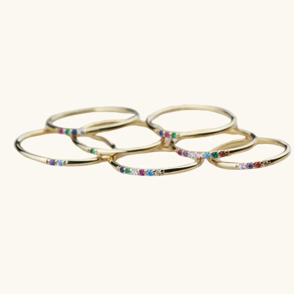 Bague pierre de naissance