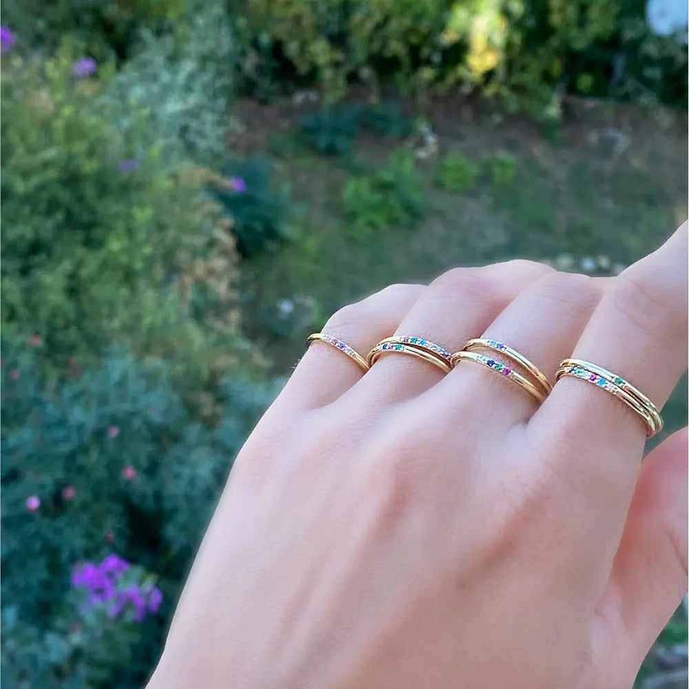 Bague pierre de naissance