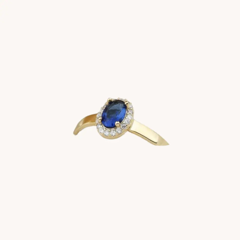 Bague pierre délicate
