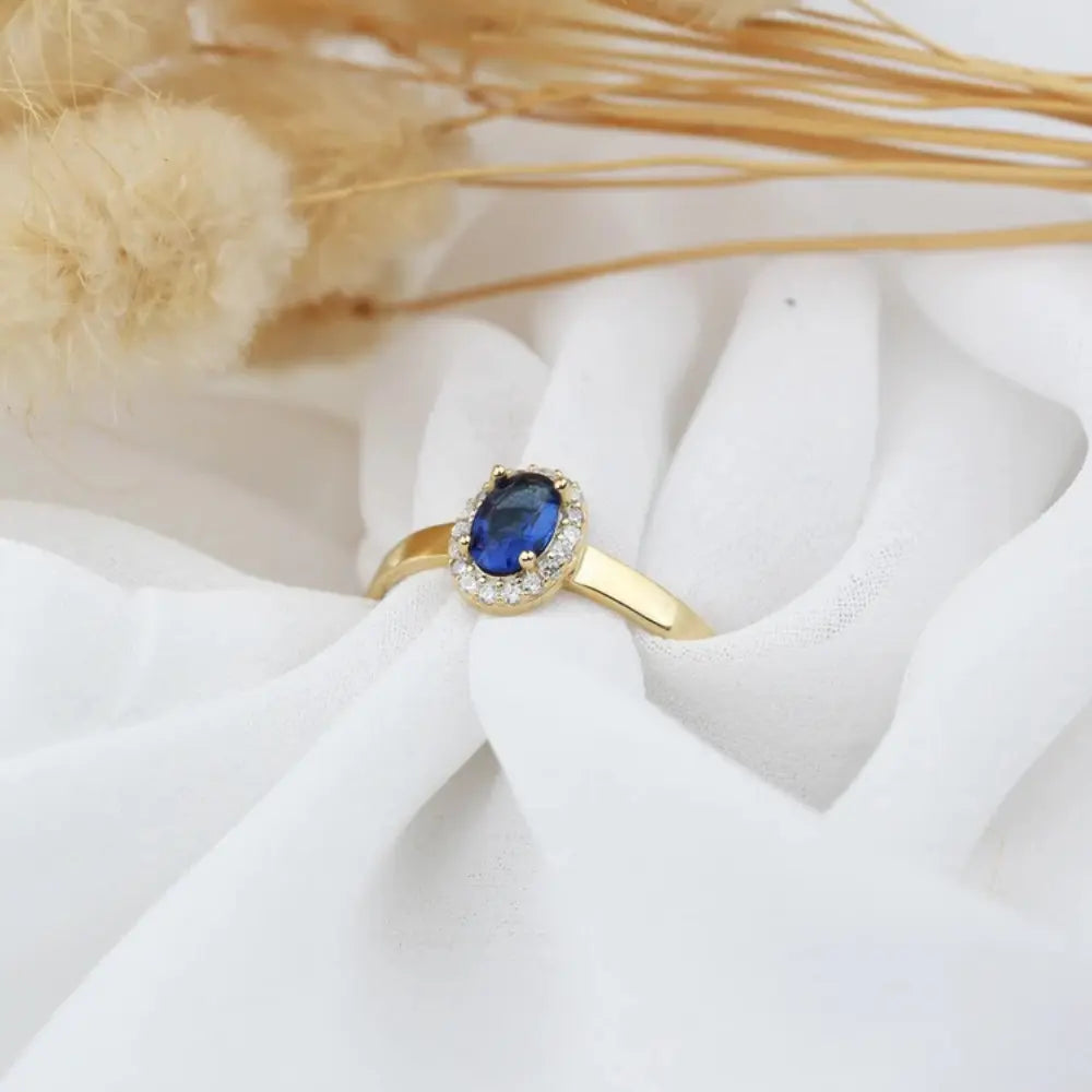 Bague pierre délicate
