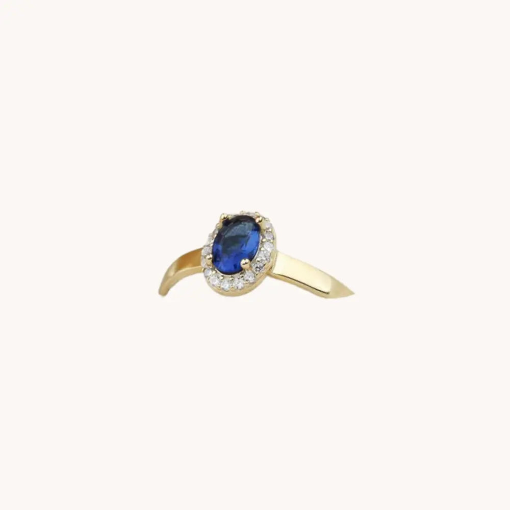 Bague pierre délicate