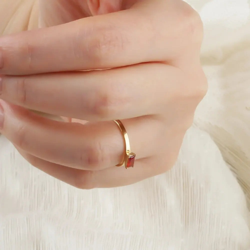 Bague pierre personnalisée