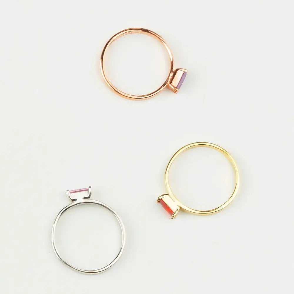 Bague pierre personnalisée