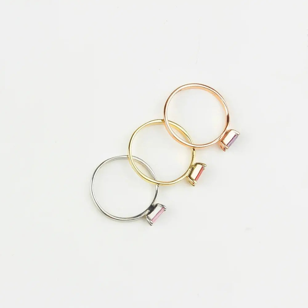 Bague pierre personnalisée