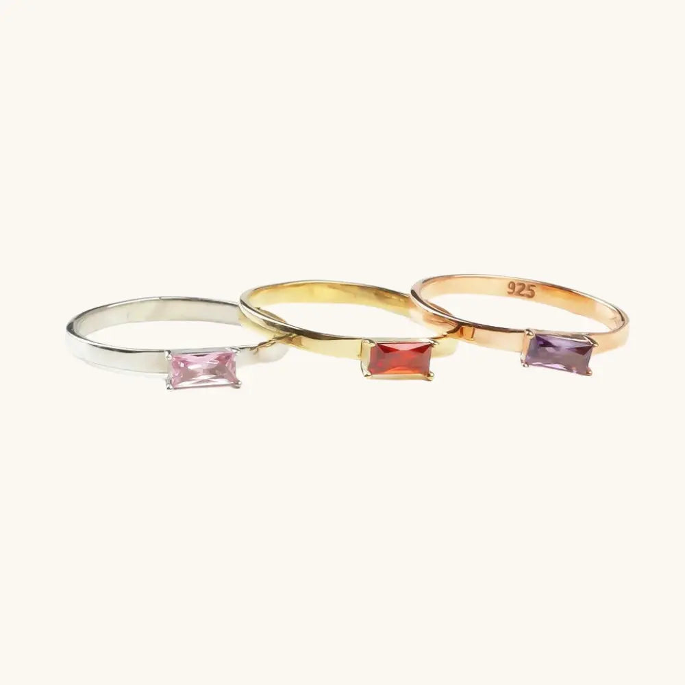 Bague pierre personnalisée
