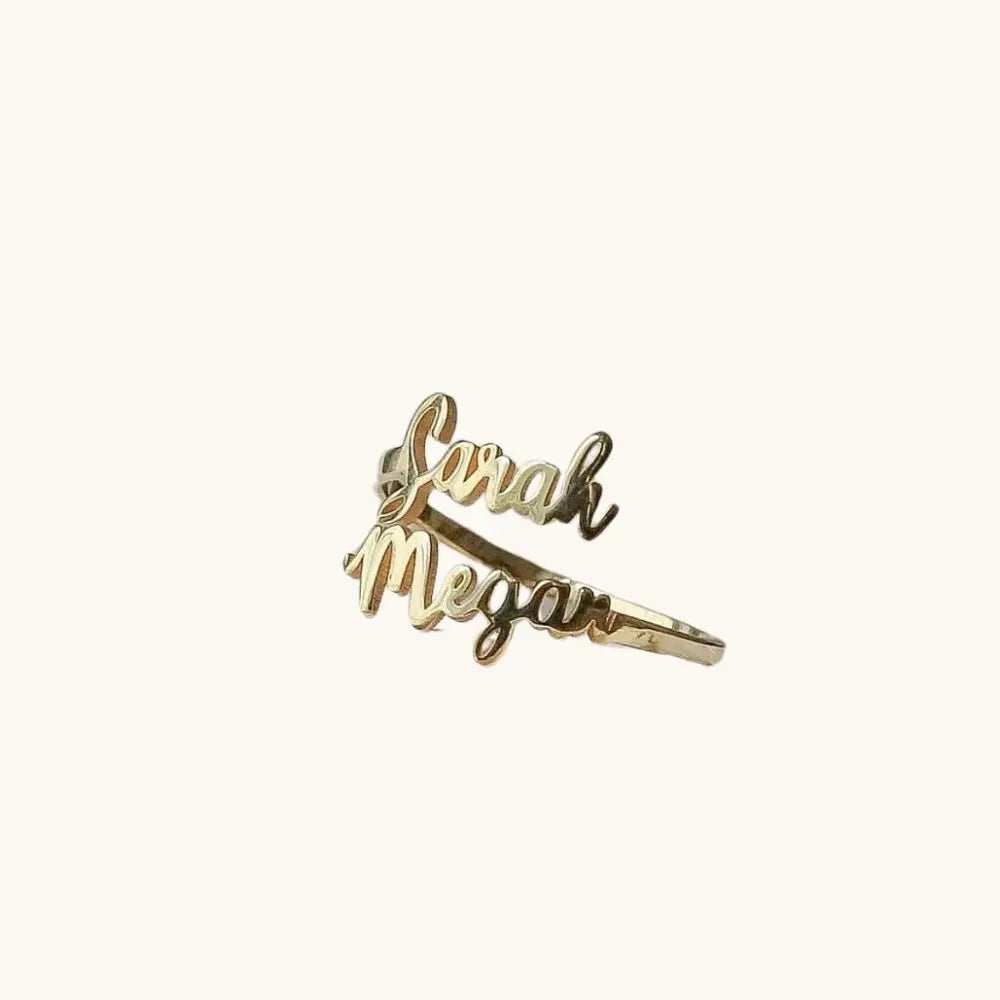 Bague prénom argent