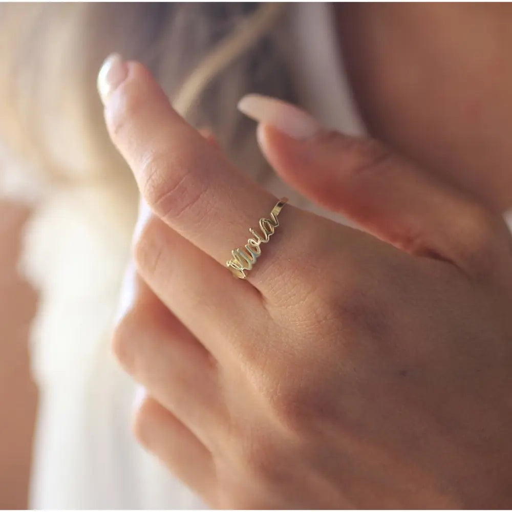 Bague prénom femme