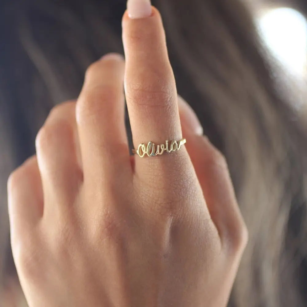 Bague prénom femme