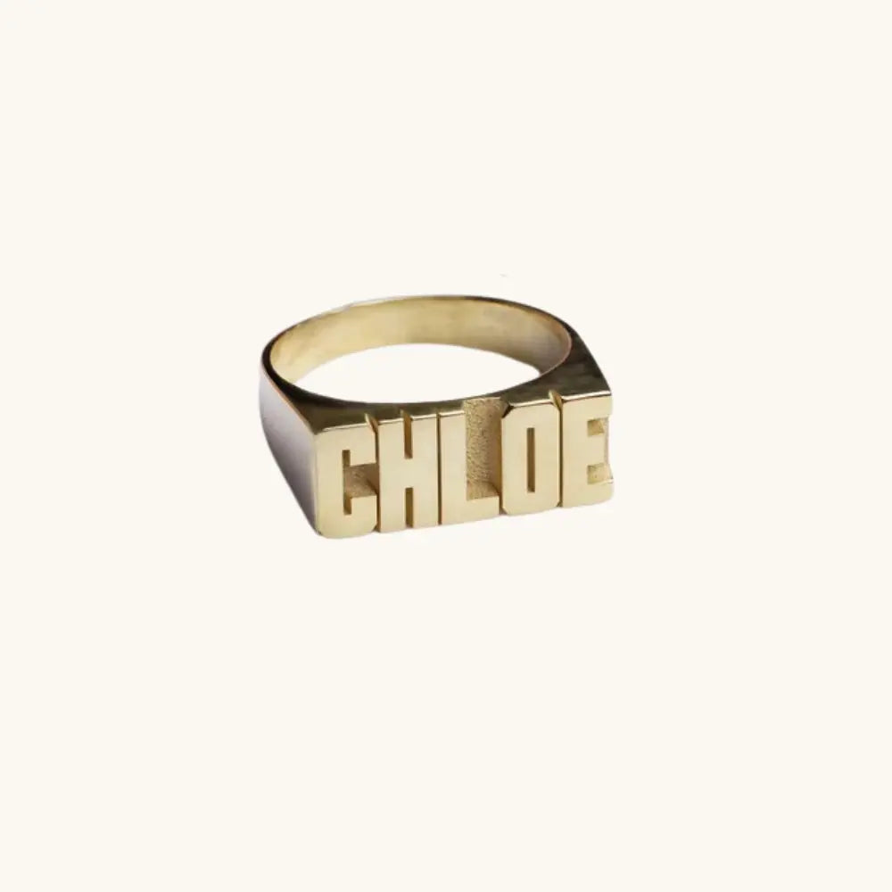 Bague prénom personnalisée