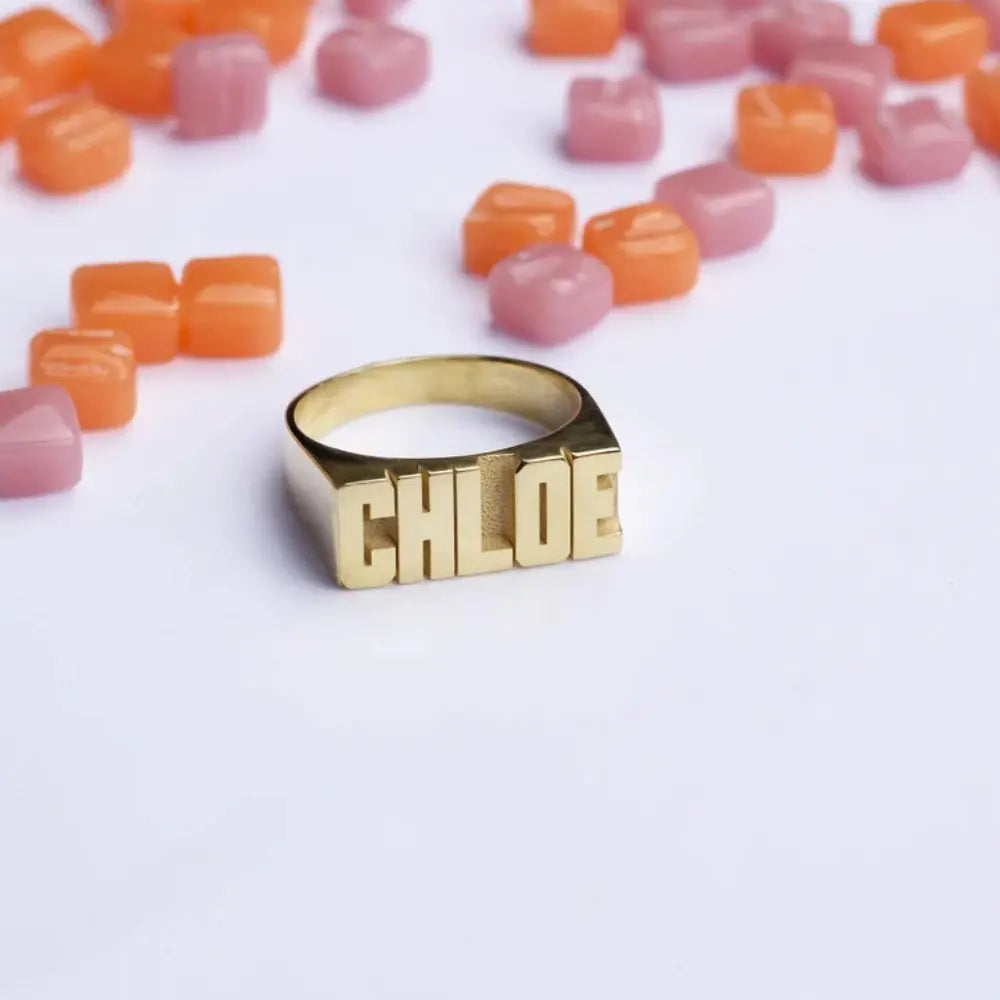 Bague prénom personnalisée