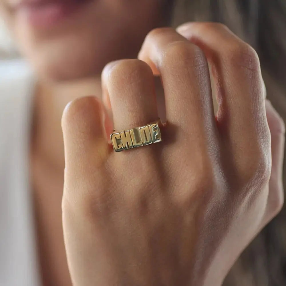 Bague prénom personnalisée