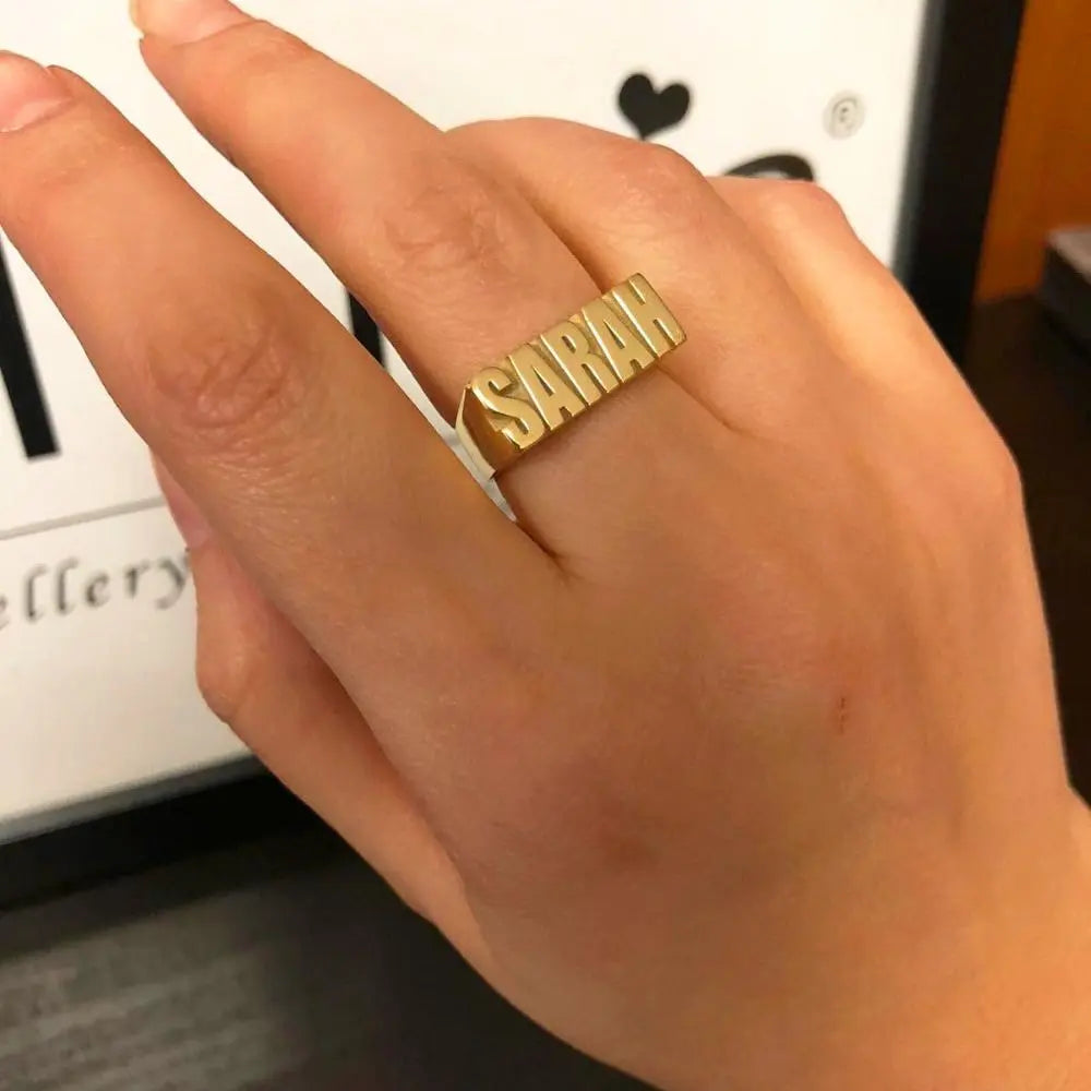 Bague prénom personnalisée