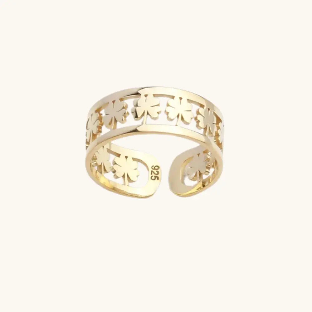 Bague trèfle