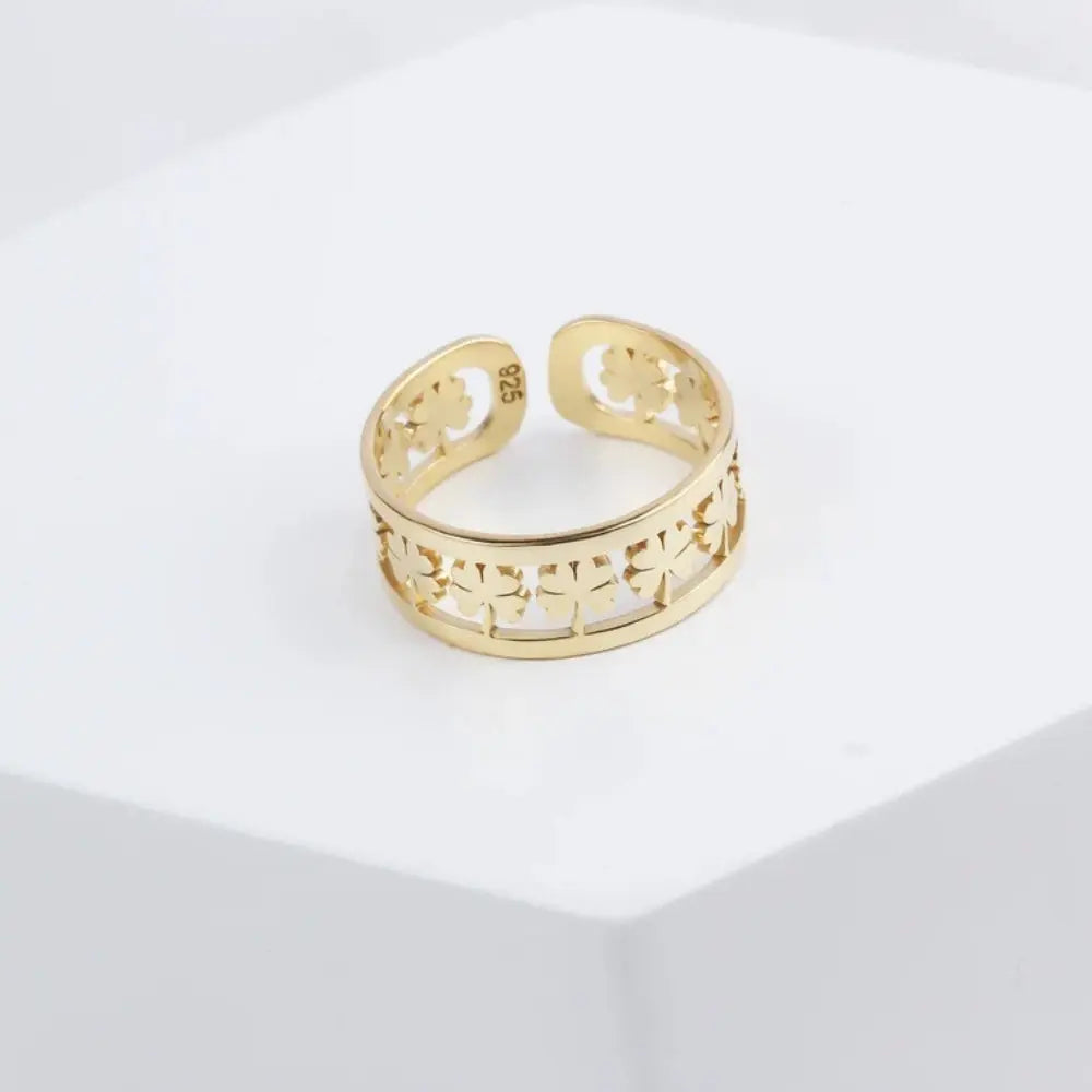 Bague trèfle