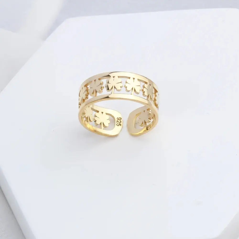 Bague trèfle