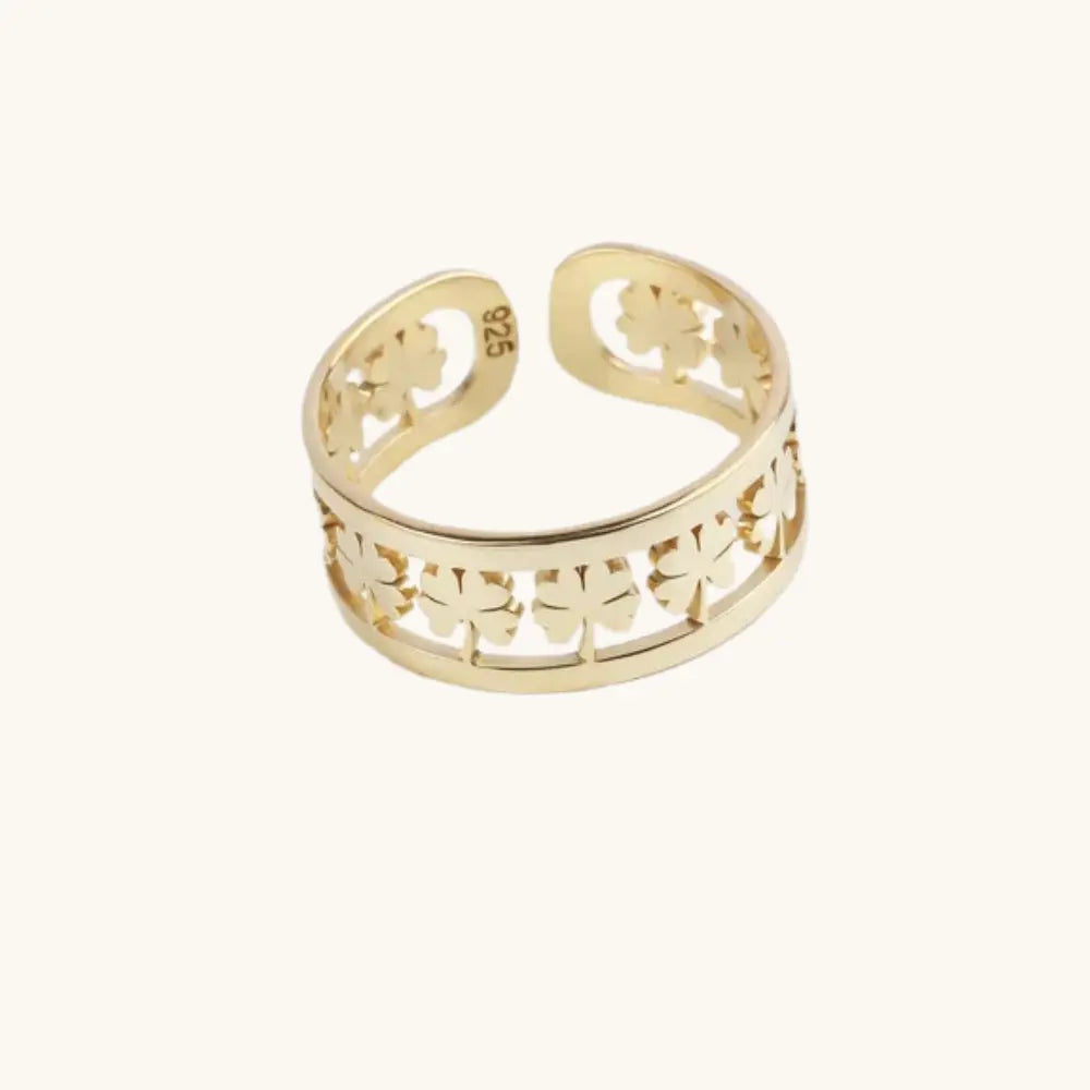 Bague trèfle