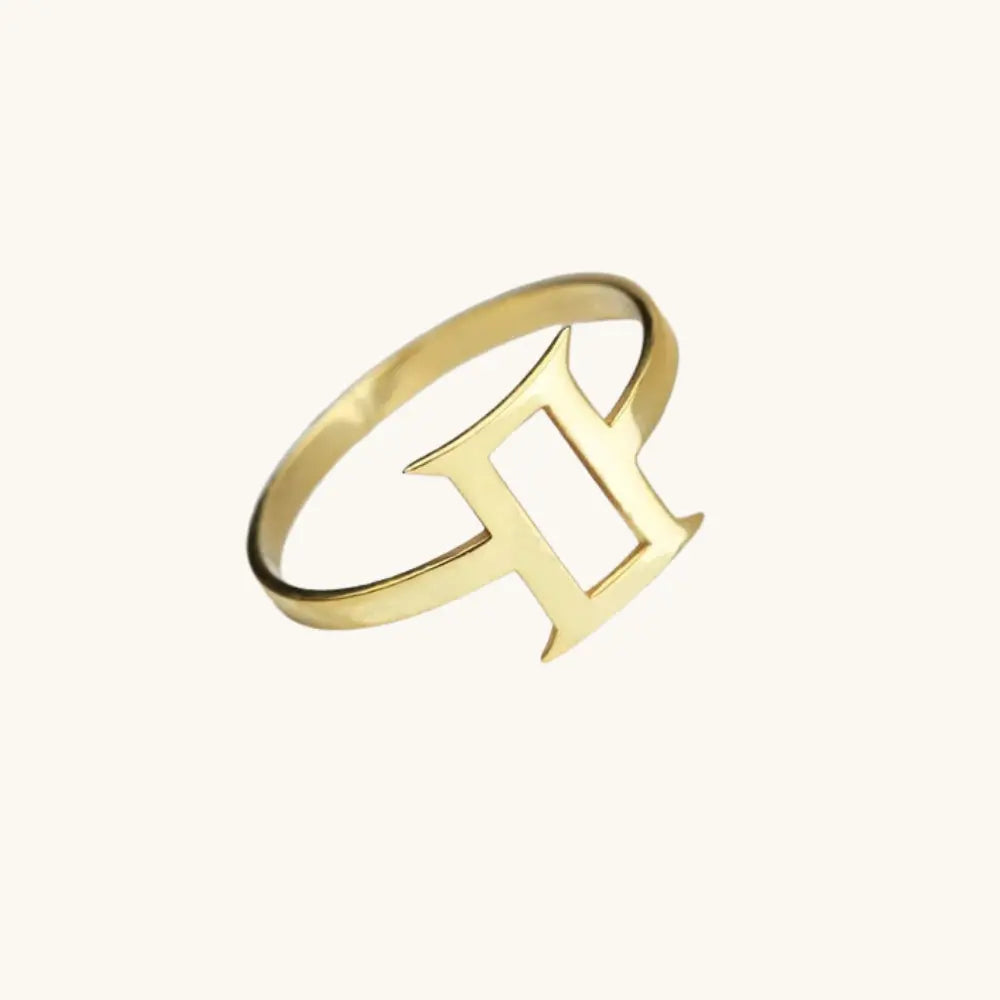 Bague zodiaque en argent