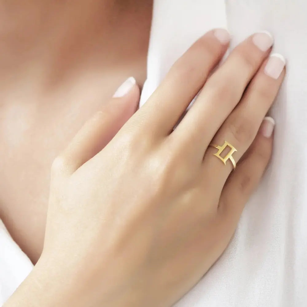 Bague zodiaque en argent