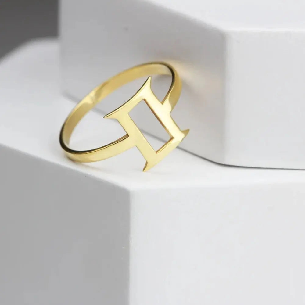 Bague zodiaque en argent