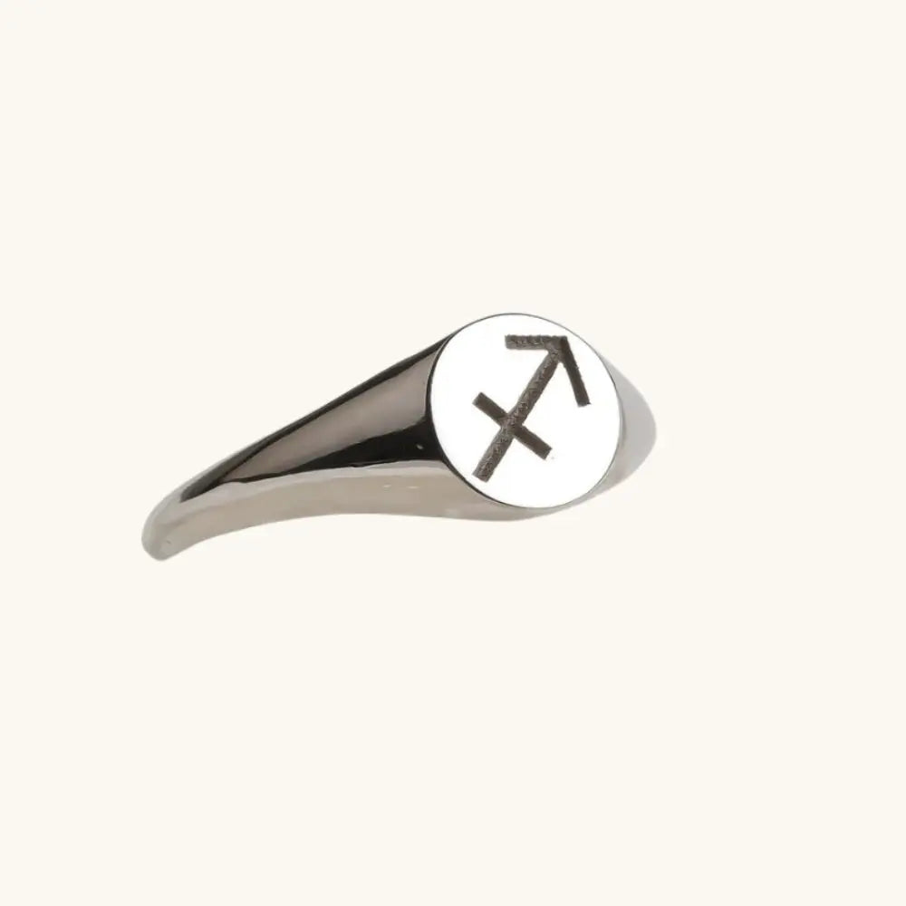 Bague zodiaque gravée
