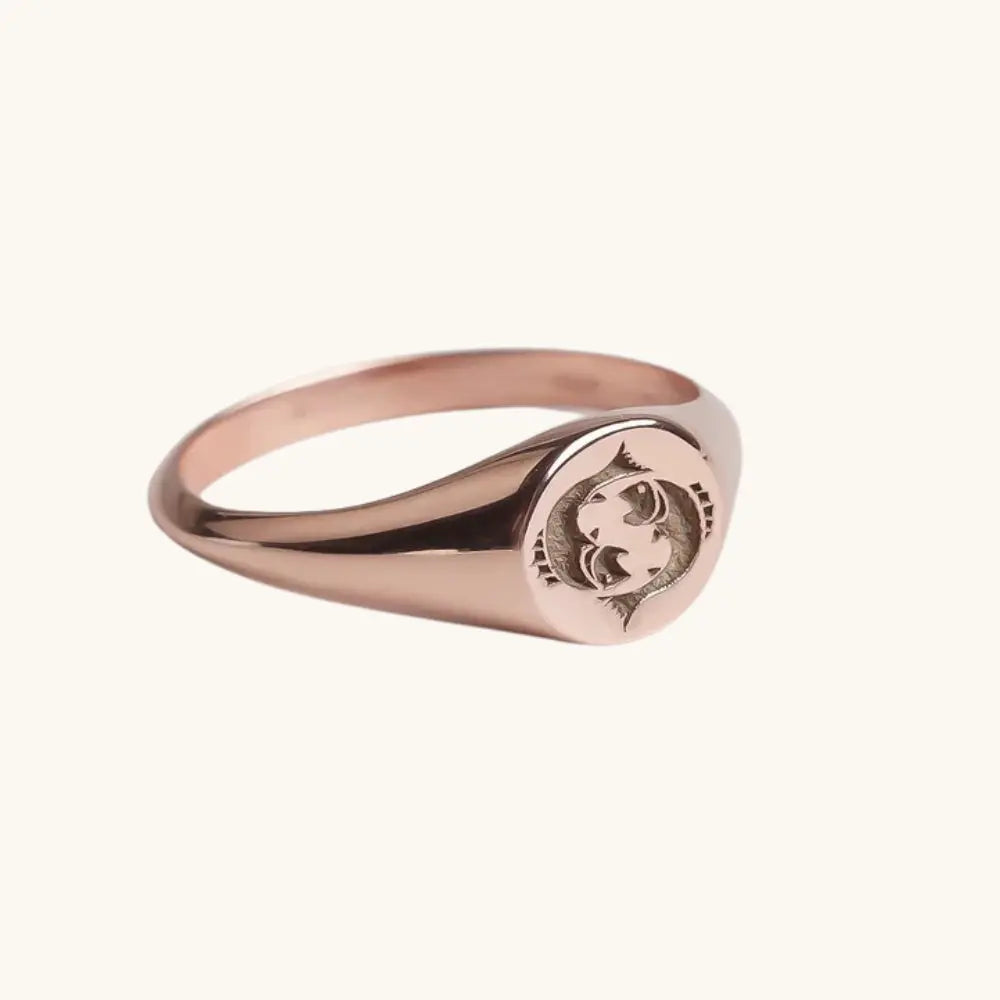 Bague zodiaque personnalisée