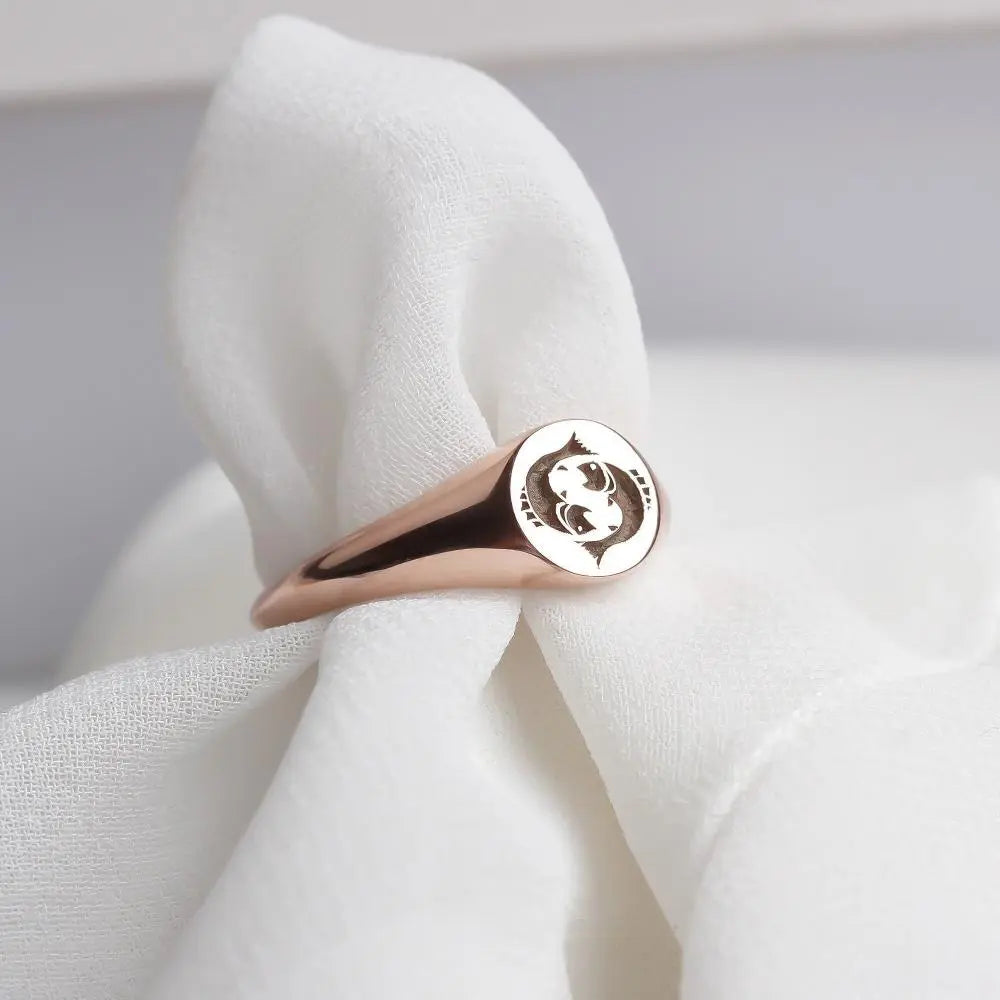Bague zodiaque personnalisée