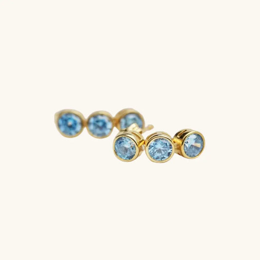 Boucles d'oreilles pierre de naissance