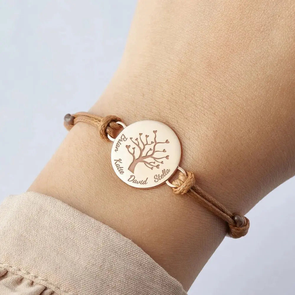 Bracelet arbre de vie prénom