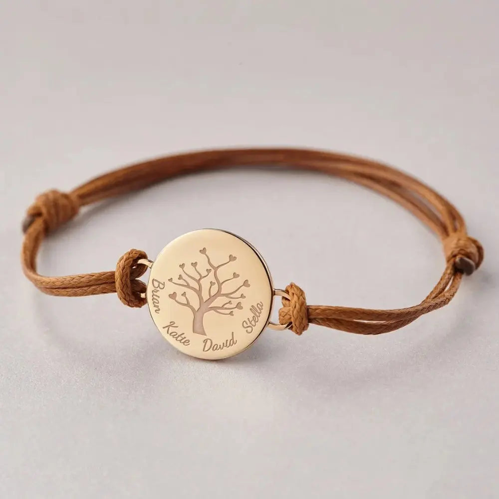 Bracelet arbre de vie prénom