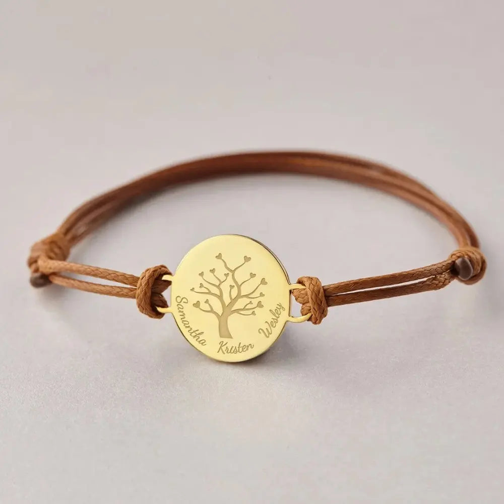Bracelet arbre de vie prénom