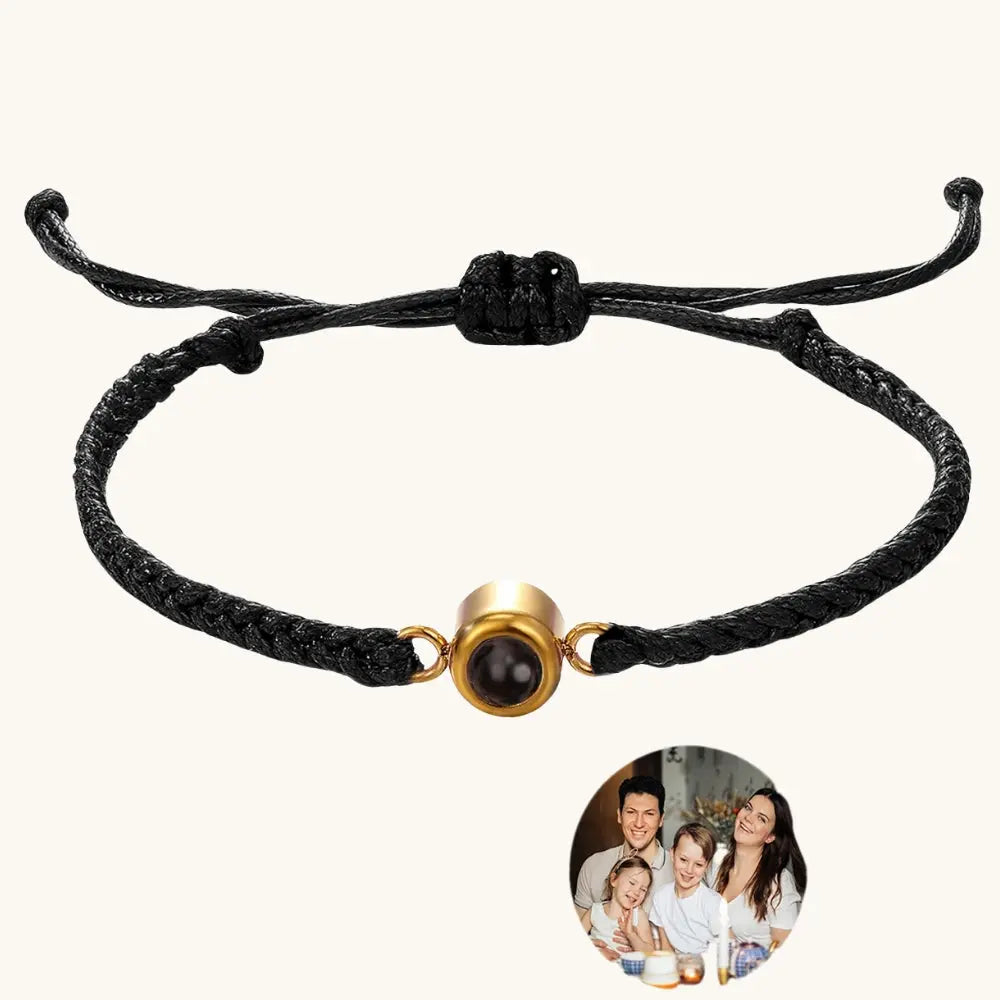 Bracelet avec photo projection
